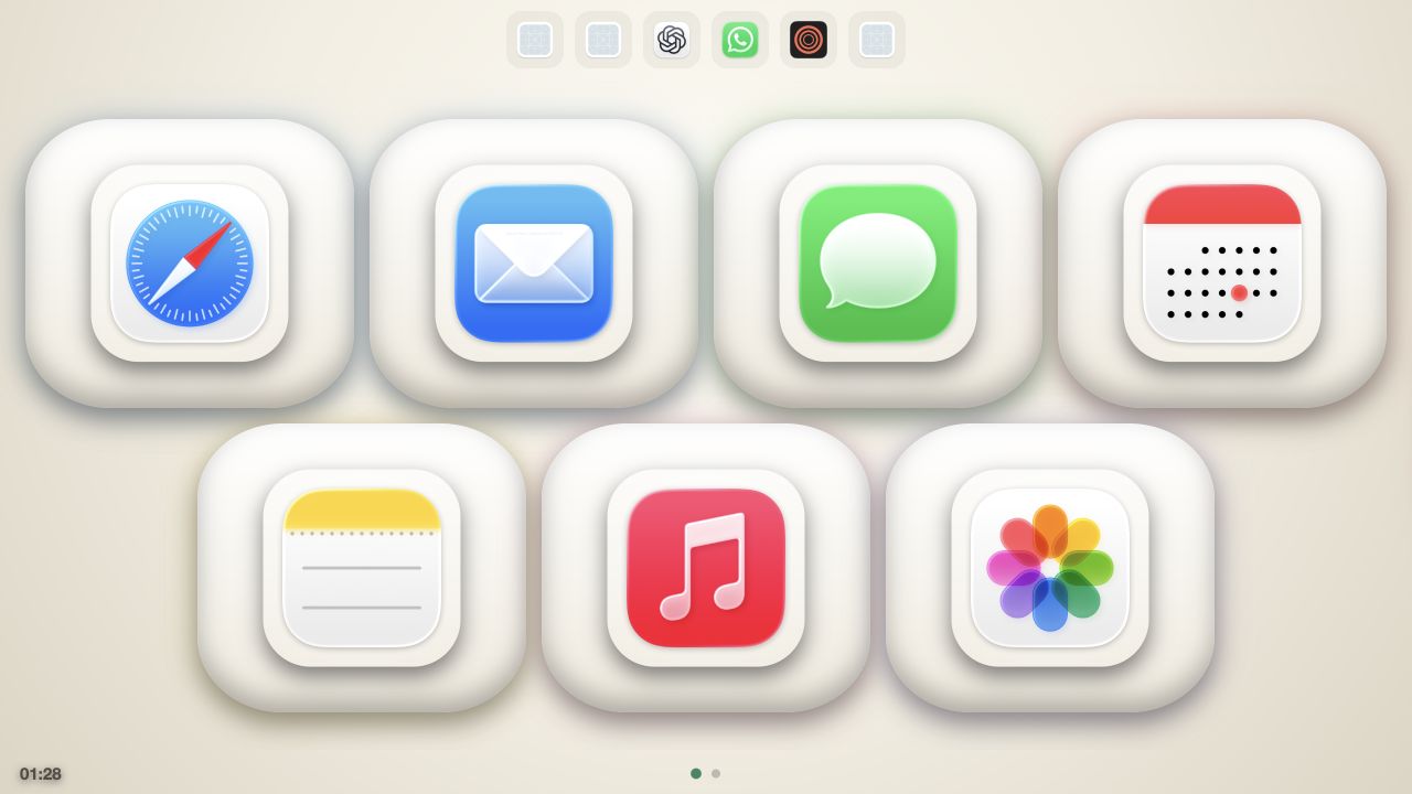 DeckPad Classic layout in the Daylight skin